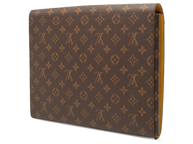Bolso Clutch Louis Vuitton Monogram Mark Folder Marrón Castaño - vista 2