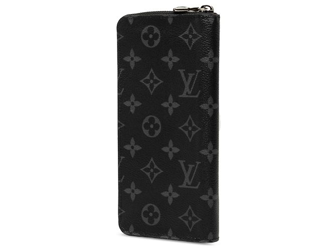 Cartera Larga Vertical Zippy Louis Vuitton Monogram Eclipse Negra Negro - vista 2