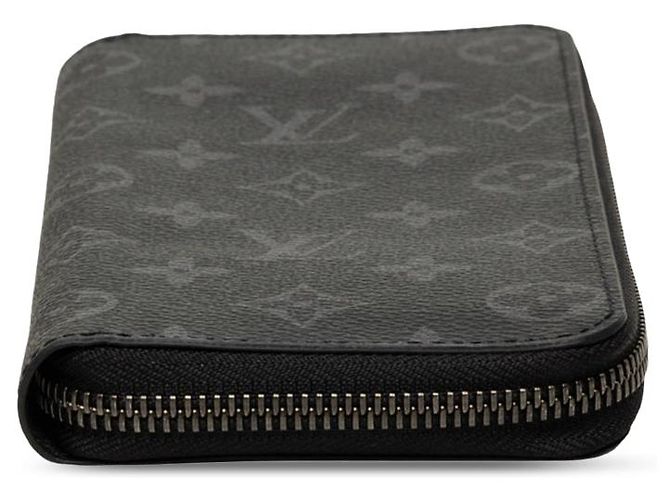 Cartera Larga Vertical Zippy Louis Vuitton Monogram Eclipse Negra Negro - vista 3