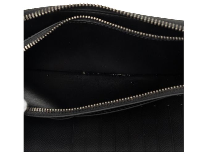 Cartera Larga Vertical Zippy Louis Vuitton Monogram Eclipse Negra Negro - vista 4