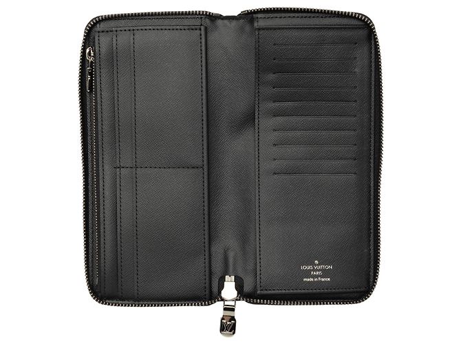 Cartera Larga Vertical Zippy Louis Vuitton Monogram Eclipse Negra Negro - vista 6