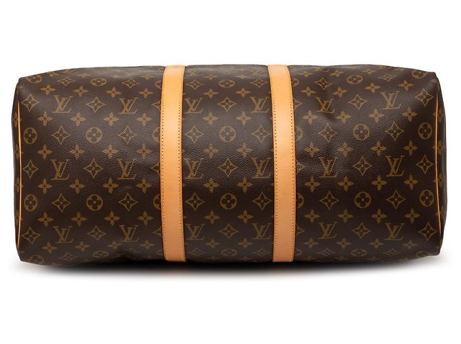 Borsa da viaggio Louis Vuitton Monogram Keepall 50 Marrone - vista 3