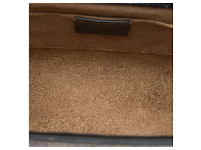 Borsa a tracolla Gucci Small GG Supreme Padlock Beige - vista 4