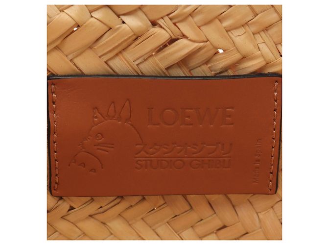 Borsa a cesto Small Raffia Dust Bunnies marrone LOEWE Studio Ghibli Il Mio Vicino Totoro - vista 4