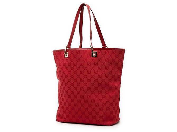 Tote Gucci GG Canvas Rossa Rosso - vista 2