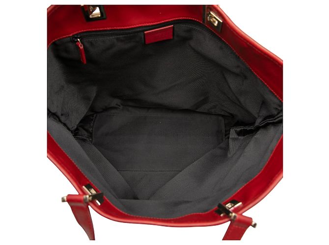Tote Gucci GG Canvas Rossa Rosso - vista 4