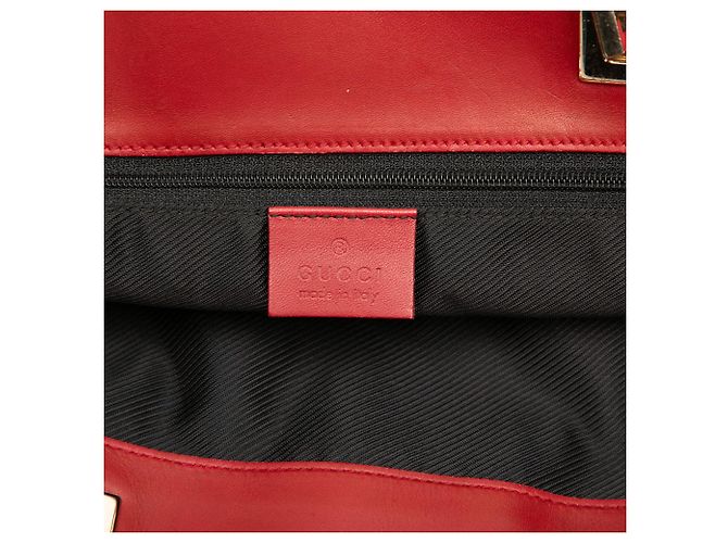 Tote Gucci GG Canvas Rossa Rosso - vista 5
