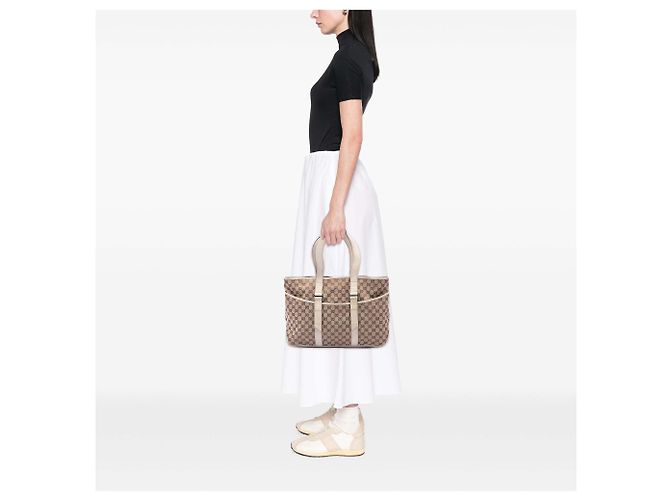 Tote Gucci GG Canvas Beige - vista 6