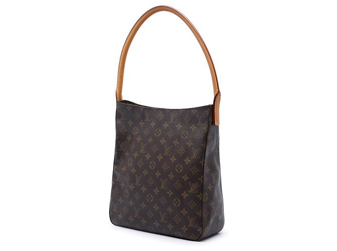 Borsa a tracolla Louis Vuitton Monogram Looping GM Marrone - vista 2