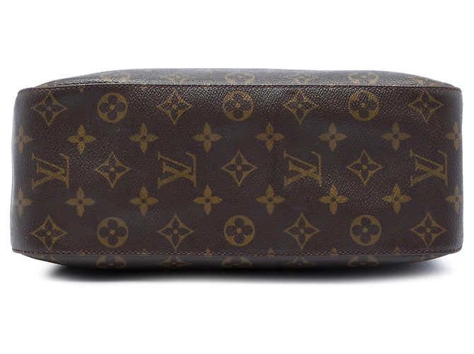 Borsa a tracolla Louis Vuitton Monogram Looping GM Marrone - vista 3