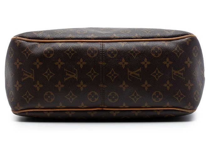 Borsa Tote Louis Vuitton Monogram Delightful PM Marrone - vista 3