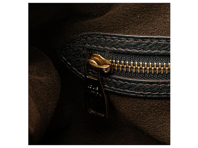 Borsa Satchel Louis Vuitton Monogram Mahina Stellar PM Nera Nero - vista 8