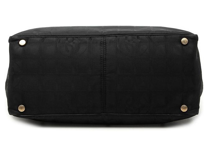Borsa Tote Chanel New Travel Line in nylon nero - vista 3
