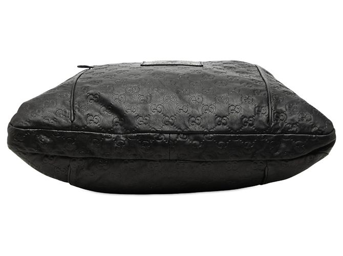 Borsa a tracolla Gucci Guccissima nera Nero - vista 3