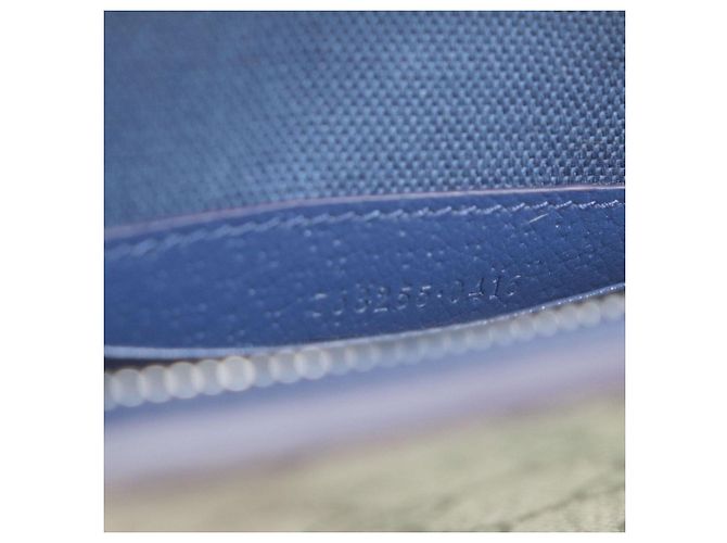 Pouch Gucci Medium Bicolor GG Supreme Blu - vista 6