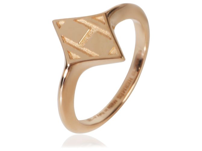 Anello H Gambade in oro rosa Hermès - vista 2
