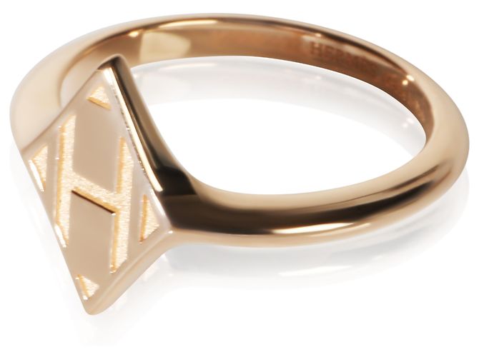 Anello H Gambade in oro rosa Hermès - vista 3