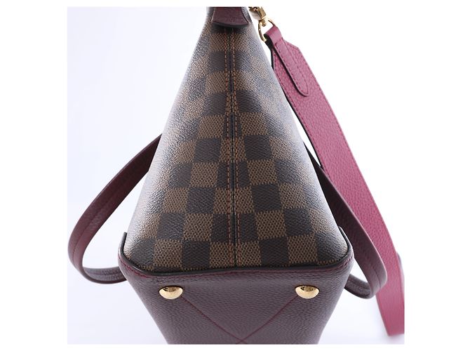 Borsa a mano 2Way Louis Vuitton Hyde Park Damier Ebene Marrone x Viola N41015 Porpora - vista 10
