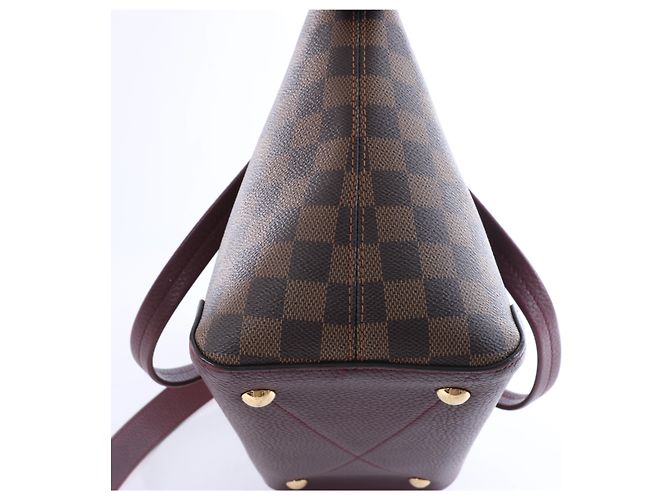 Borsa a mano 2Way Louis Vuitton Hyde Park Damier Ebene Marrone x Viola N41015 Porpora - vista 11