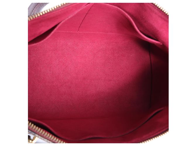 Borsa a mano 2Way Louis Vuitton Hyde Park Damier Ebene Marrone x Viola N41015 Porpora - vista 14