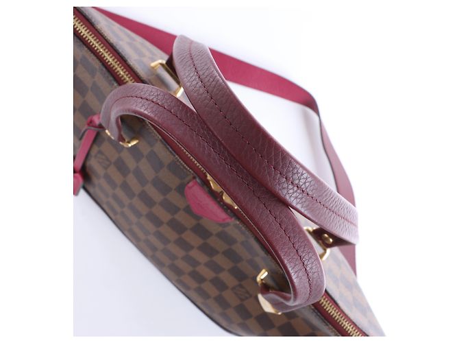 Borsa a mano 2Way Louis Vuitton Hyde Park Damier Ebene Marrone x Viola N41015 Porpora - vista 7