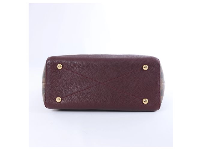 Borsa a mano 2Way Louis Vuitton Hyde Park Damier Ebene Marrone x Viola N41015 Porpora - vista 9
