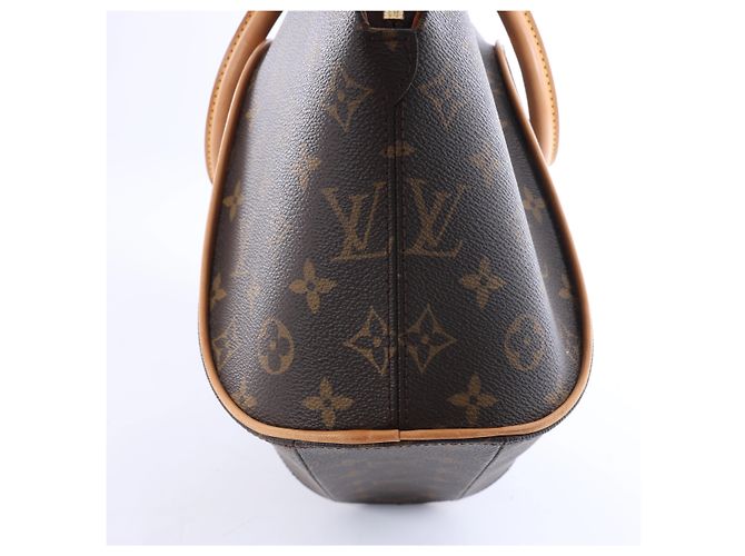 Borsa a mano Louis Vuitton Ellipse MM Monogram Canvas in marrone M51126 - vista 10