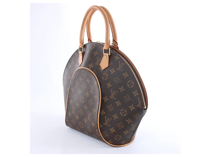 Borsa a mano Louis Vuitton Ellipse MM Monogram Canvas in marrone M51126 - vista 2