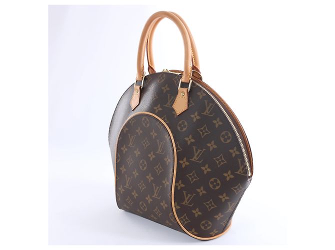 Borsa a mano Louis Vuitton Ellipse MM Monogram Canvas in marrone M51126 - vista 4