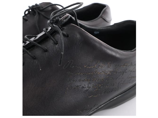 Scarpe in pelle Berluti Amadeo Perugia Calligraphy in Nero, Taglia 8.5 US - vista 11