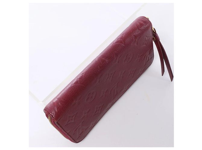 Cartera Louis Vuitton Zippy Empreinte Leather en rojo M62214 Roja - vista 11