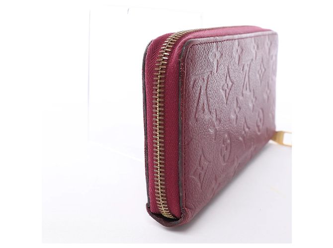 Cartera Louis Vuitton Zippy Empreinte Leather en rojo M62214 Roja - vista 14