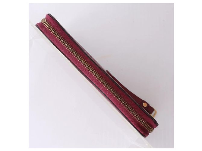 Cartera Louis Vuitton Zippy Empreinte Leather en rojo M62214 Roja - vista 4