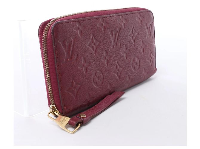 Cartera Louis Vuitton Zippy Empreinte Leather en rojo M62214 Roja - vista 5