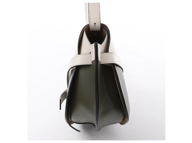 Borsa a tracolla LOEWE Gate Small in White x Green Bianco - vista 8