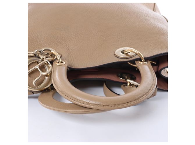 Borsa a mano 2Way Diorissimo in pelle Christian Dior, Beige - vista 10