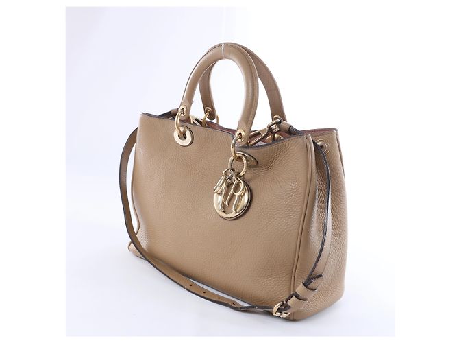 Borsa a mano 2Way Diorissimo in pelle Christian Dior, Beige - vista 2