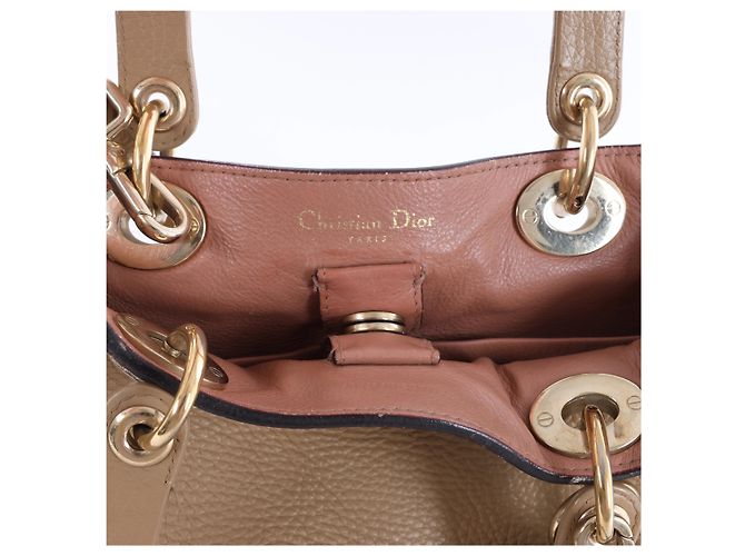 Borsa a mano 2Way Diorissimo in pelle Christian Dior, Beige - vista 7