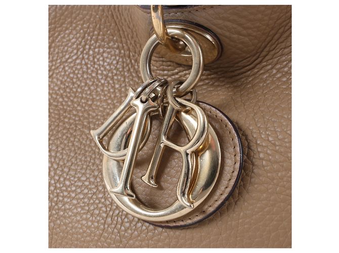 Borsa a mano 2Way Diorissimo in pelle Christian Dior, Beige - vista 9