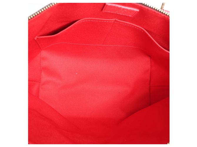Borsa Louis Vuitton Tournelle PM Monogram Canvas in Brown x Red M44027 Rosso - vista 14