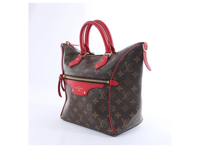 Borsa Louis Vuitton Tournelle PM Monogram Canvas in Brown x Red M44027 Rosso - vista 2