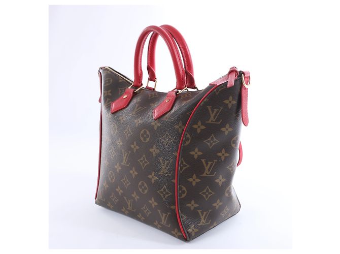 Borsa Louis Vuitton Tournelle PM Monogram Canvas in Brown x Red M44027 Rosso - vista 4