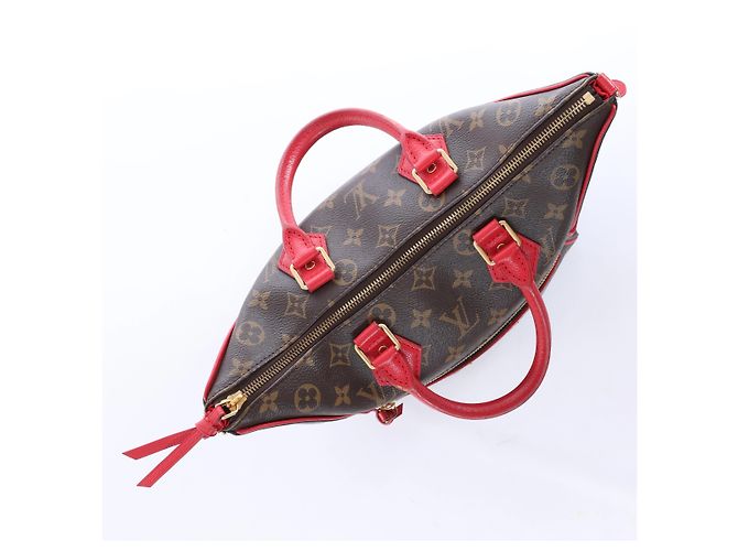 Borsa Louis Vuitton Tournelle PM Monogram Canvas in Brown x Red M44027 Rosso - vista 6