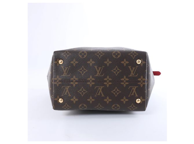 Borsa Louis Vuitton Tournelle PM Monogram Canvas in Brown x Red M44027 Rosso - vista 8
