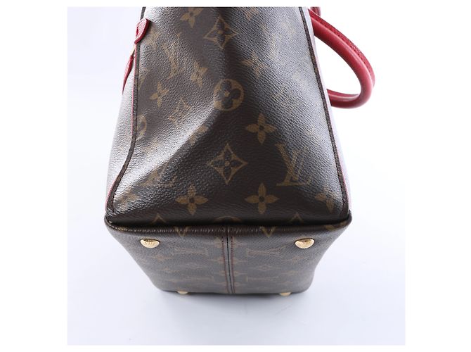 Borsa Louis Vuitton Tournelle PM Monogram Canvas in Brown x Red M44027 Rosso - vista 9