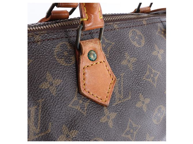 Borsa a mano Louis Vuitton Speedy 30 Monogram Canvas Marrone M41526 - vista 12