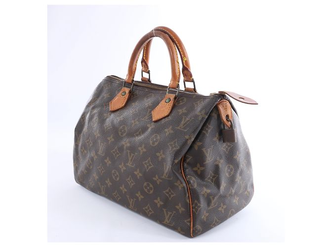 Borsa a mano Louis Vuitton Speedy 30 Monogram Canvas Marrone M41526 - vista 2