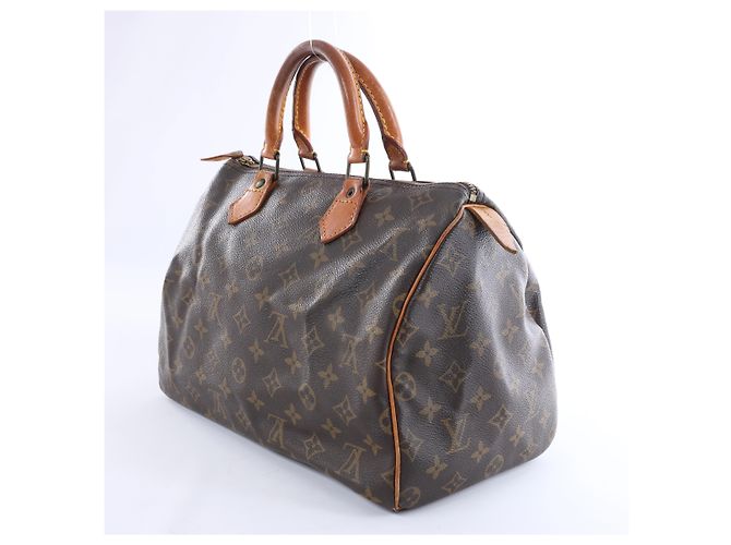 Borsa a mano Louis Vuitton Speedy 30 Monogram Canvas Marrone M41526 - vista 4
