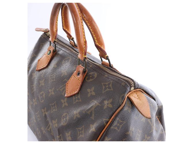 Borsa a mano Louis Vuitton Speedy 30 Monogram Canvas Marrone M41526 - vista 5