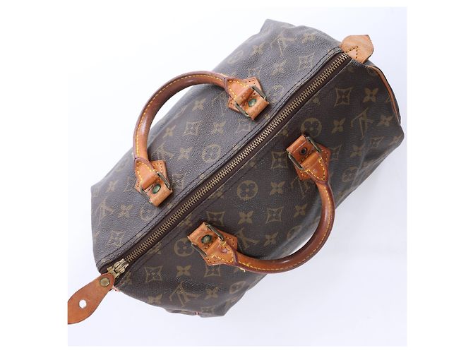 Borsa a mano Louis Vuitton Speedy 30 Monogram Canvas Marrone M41526 - vista 8